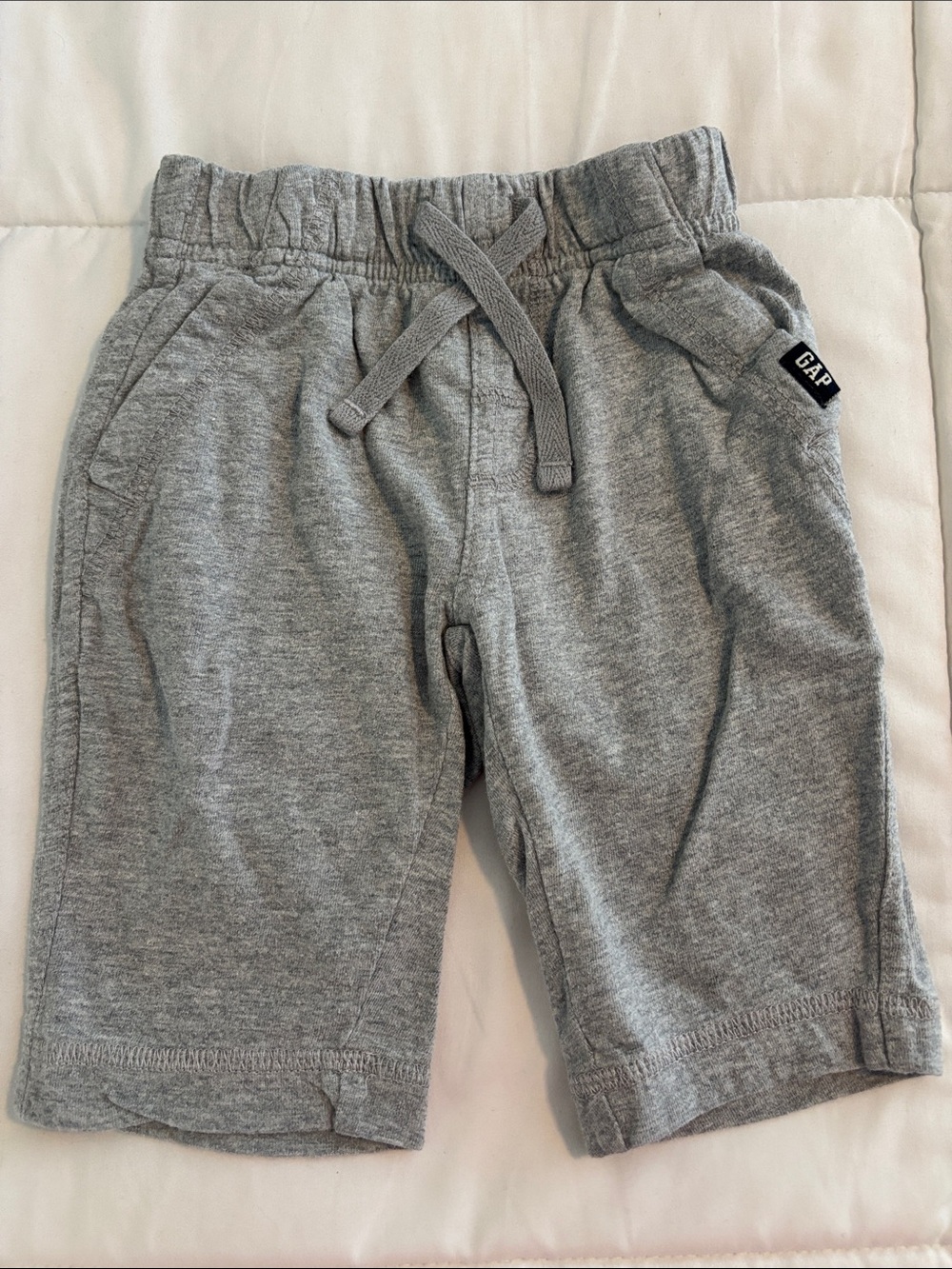 GAP Toddler Gray Knit Drawstring Pants